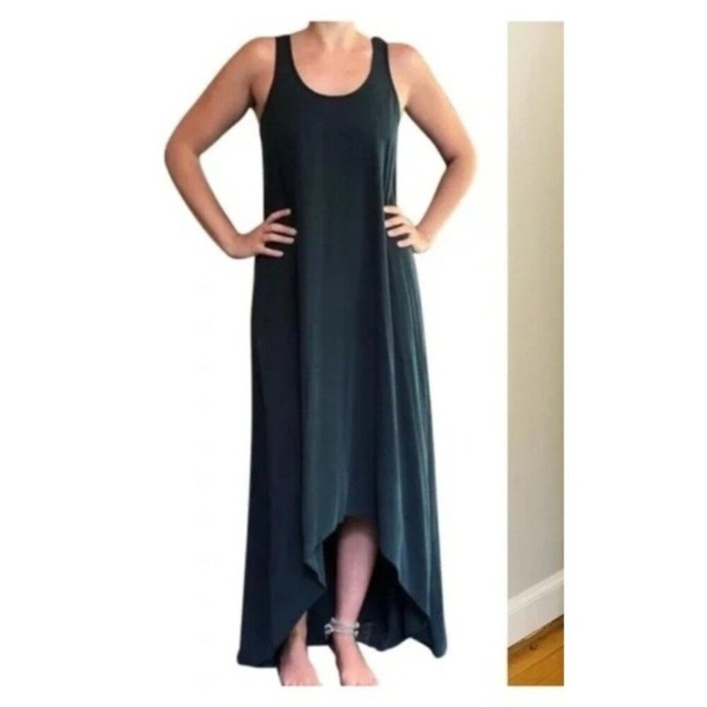 Lord + Taylor 424 Fifth Women's LG Black Modal Maxi Dress